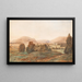 The Dürnstein bell tower in the Wachau Valley - Franz Brenner — framed artwork on a wall