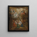 Adoration of the Shepherds - Franz Christoph Janneck — framed artwork on a wall