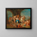 Bacchus et Ariane à Naxos - Franz Christoph Janneck — framed artwork on a wall