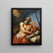 Saint Jerome - Franz Christoph Janneck — framed artwork on a wall