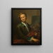 Self-portrait Franz Christoph Janneck - Franz Christoph Janneck — framed artwork on a wall