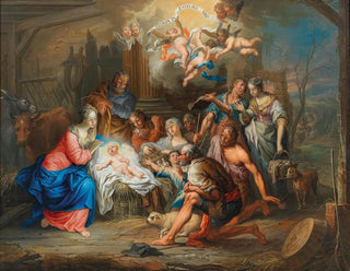 L'Adoration des bergers - Franz Christoph Janneck — artwork view