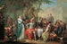 Outdoor entertainment painting with wine and singing - Franz Christoph Janneck — artwork view
