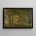 Landscape Painting with Sheep - Franz Courtens — framed artwork on a wall