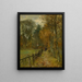 The meadow side - Franz Courtens — framed artwork on a wall