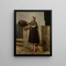 The Brush Seller - Franz Dauge — framed artwork on a wall