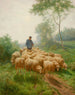 Berger with flock - Franz De Beul — artwork view