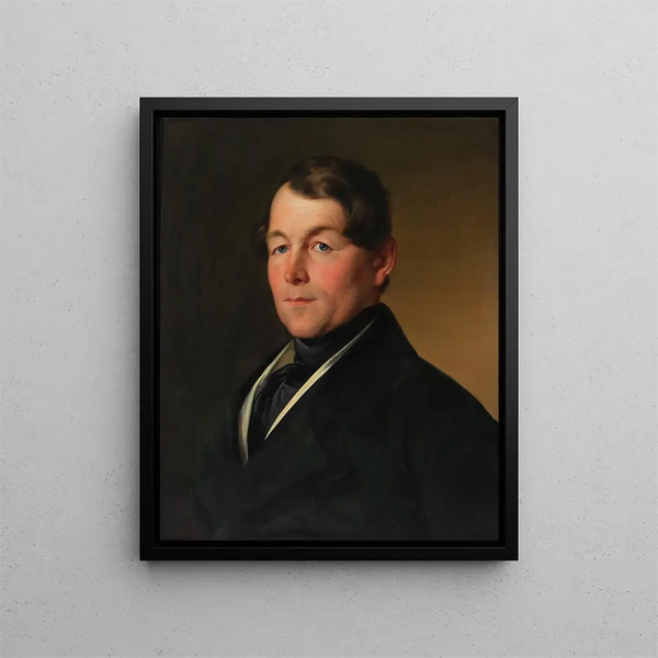 Portrait Painting - Franz Dobiaschofsky — framed artwork on a wall