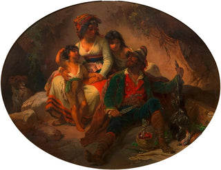 Family Roman in Red - Franz Dobiaschofsky — artwork view