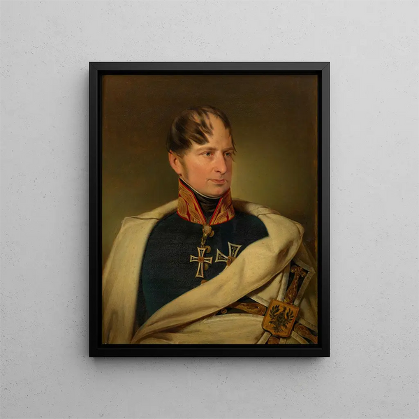 L'archiduc Maximilien, Grand Master of the Teutonic Order - Franz Eybl — framed artwork on a wall