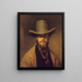 Self-portrait - Franz Eybl — framed artwork on a wall