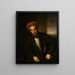 Armenian Sitting Painting - Franz Eybl — framed artwork on a wall