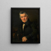 Monsieur inconnu - Franz Eybl — framed artwork on a wall
