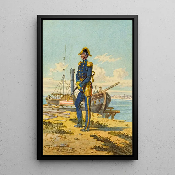 Soldier 10 - Franz Gerasch — framed artwork on a wall