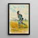 Soldier with Bayonet - Franz Gerasch — framed artwork on a wall