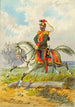 Soldier on horseback 5 - Franz Gerasch — artwork view