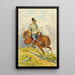 Soldat à cheval 6 - Franz Gerasch — framed artwork on a wall