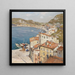 Port of Bonifacio - Franz Gruber-Gleichenberg — framed artwork on a wall