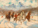 Franz Hienl-Merre's Harnessed Trot Racing in Winter — artwork view