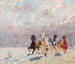 Winter Sled Race - Franz Hienl-Merre — artwork view