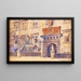 Swiss door in the Hofburg residence - Franz Hoffelner — framed artwork on a wall
