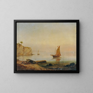 Capodistria - Franz Hoffmann — framed artwork on a wall