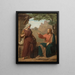 The Christ and the Samaritan at the Well - Franz Ittenbach — framed artwork on a wall