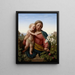 Virgin and Child - Franz Ittenbach — framed artwork on a wall