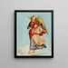 Angel musician - Franz Ittenbach — framed artwork on a wall