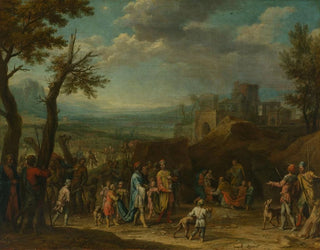 Adoration des Rois devant un vaste paysage - Franz Joachim Beich — artwork view