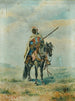 Bedouin on horseback - Franz Josef Georg Illem — artwork view