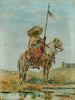 Mexican horse riding painting - Franz Josef Georg Illem — artwork view