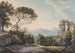 View of Tivoli through the Tiber Valley at Sunset - Franz Kaisermann — artwork view