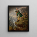 The End of the Chamois Hunt - Franz Krammer — framed artwork on a wall