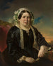 Portrait of a woman wearing a cap - Franz Krüger — artwork view