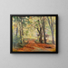 Autumn Forest Glade - Franz Kulstrunk — framed artwork on a wall