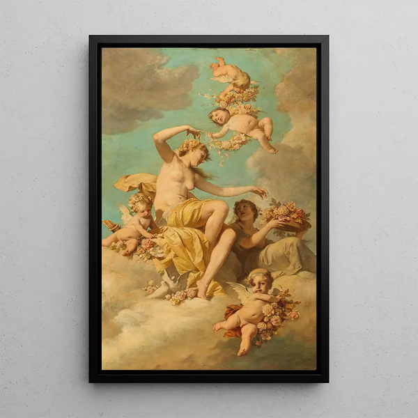 Flore - Franz Lefler — framed artwork on a wall