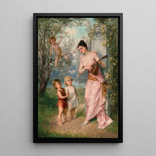 Sons of Spring - Franz Lefler — framed artwork on a wall