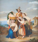 Family of Shepherds on a Hill - Franz Ludwig Catel — artwork view