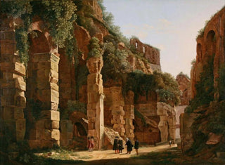 Inside the Colosseum - Franz Ludwig Catel — artwork view