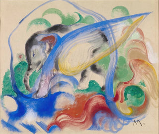 Fairy Animal Painting - Franz Marc — artwork view