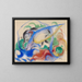 Fairy Animal Painting - Franz Marc — framed artwork on a wall