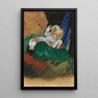 Franz Marc - Grnes und weies Pferd.webp