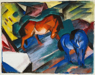 Red and Blue Horse - Franz Marc — artwork view