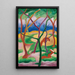 Belettes en jeu - Franz Marc — framed artwork on a wall