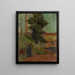 Gardener in a Park - Franz Marent — framed artwork on a wall