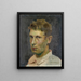 Self-portrait - Franz Marent — framed artwork on a wall