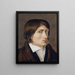 Self-portrait - Franz Pforr — framed artwork on a wall
