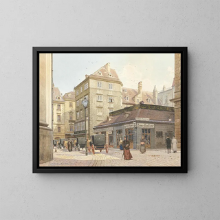 Eisgrub in Vienna - Franz Poledne — framed artwork on a wall
