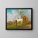 Repos de midi - Franz Quaglio — framed artwork on a wall